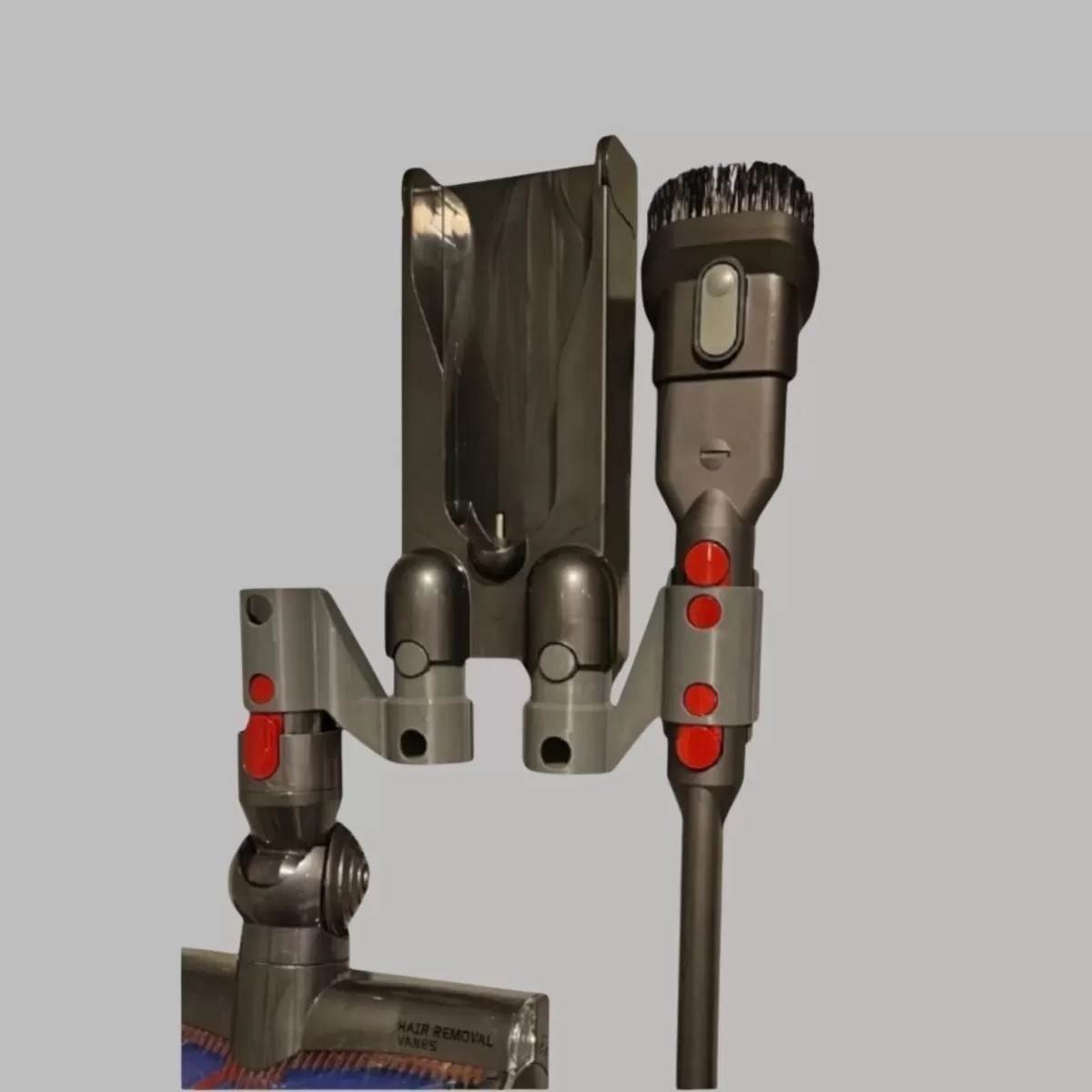 3d Yazıcı Üretimi Süpürge Aparatı Düzenleyici Duvar Askısı