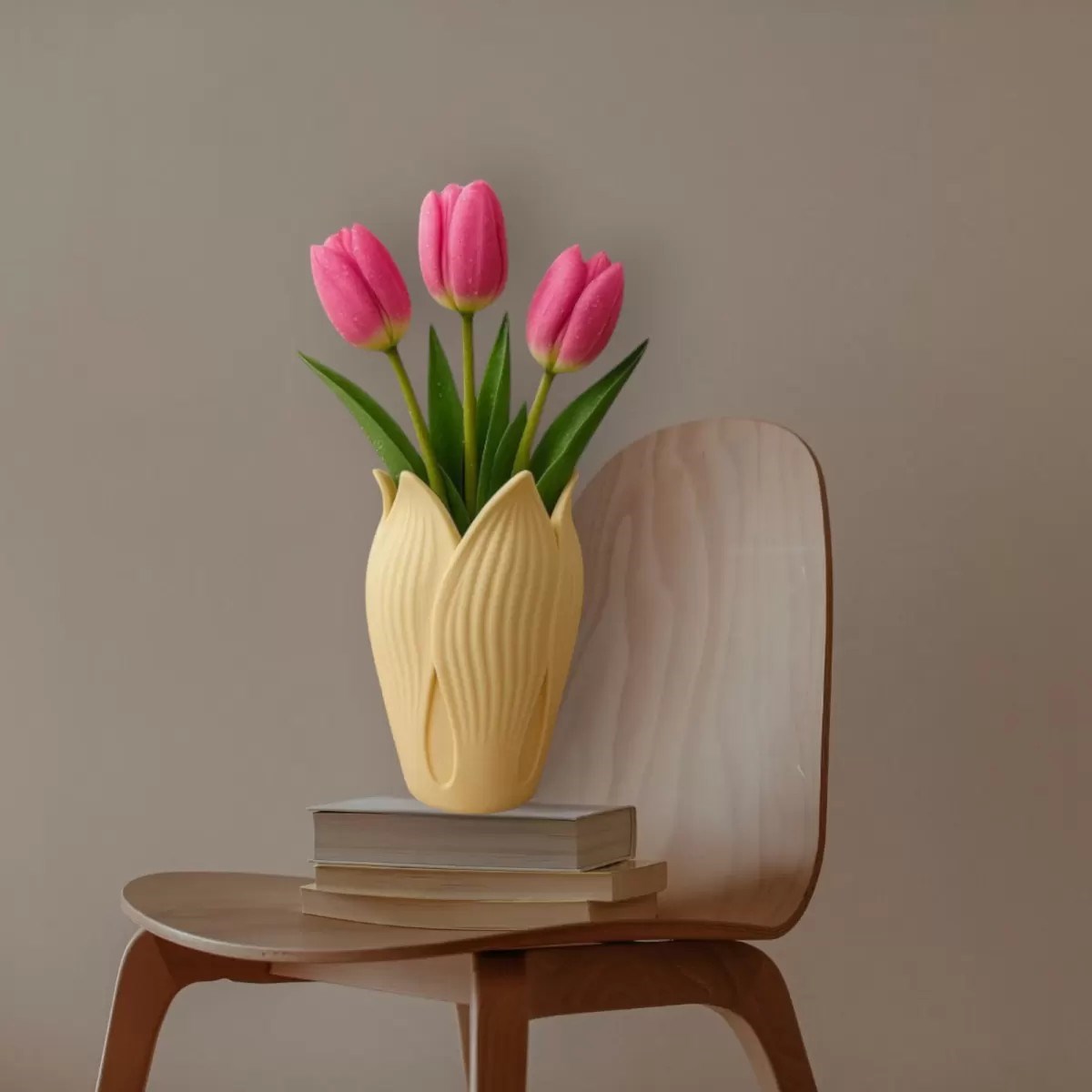 Lotus 3d Dekorati̇f Vazo 18 Cm Kem