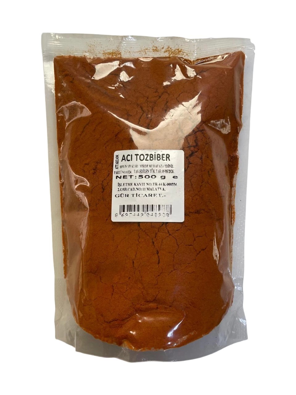 Acı Toz Biber 500 Gr