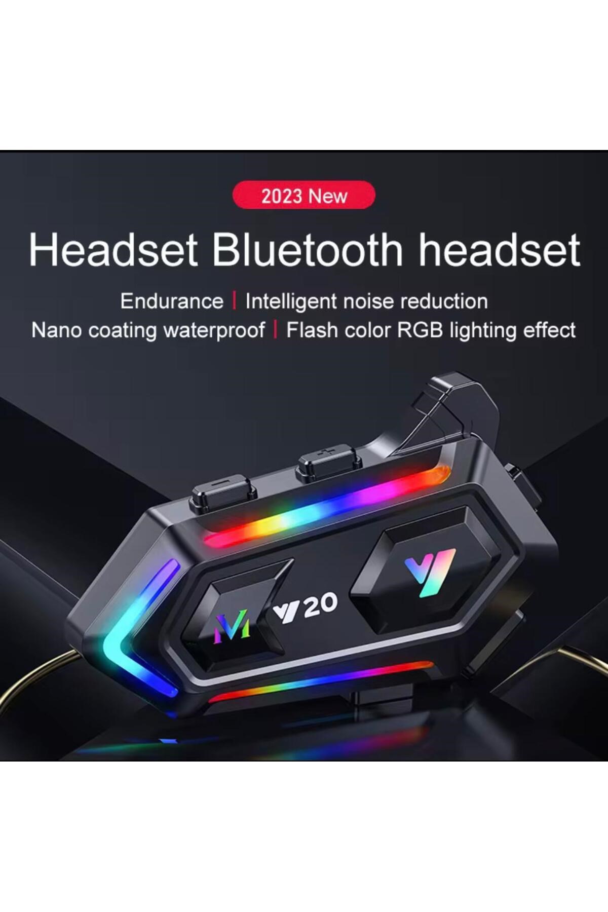 IPX6 Su Geçirmez 5.3 Motosiklet İnterkom: 1000mAh Batarya ile Uzun Yolculuklar