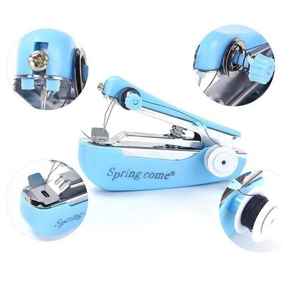 Spring Come Mini Kolay Seyehat ve Ev Tipi El Dikiş Dikme Makinası