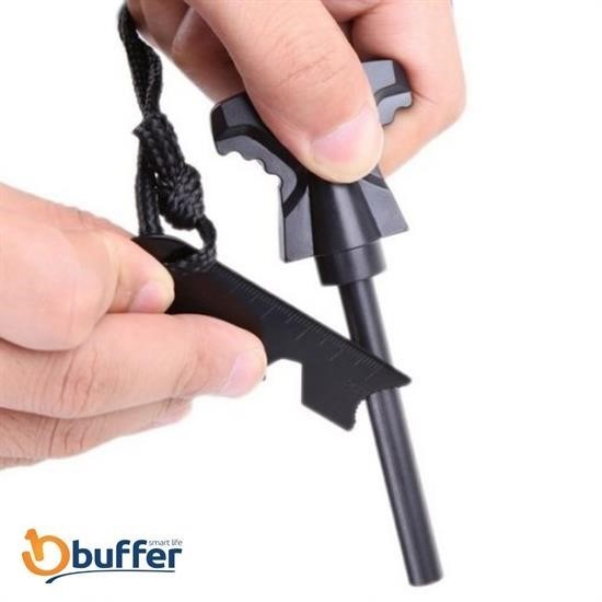 Acil Durum Magnezyum Çubuk Ateş Başlatıcı Seti Outdoor Kullanım